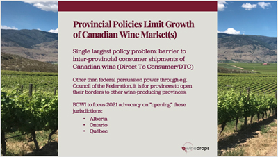 Inter-provincial wine sales is an Ontario wine politics issue