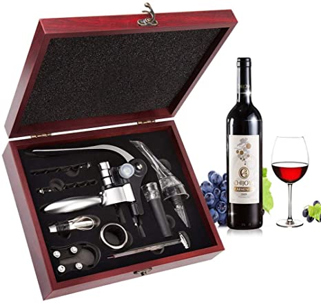 Wine Accessories include corkscrews, foil cutters, glasses, and decanters